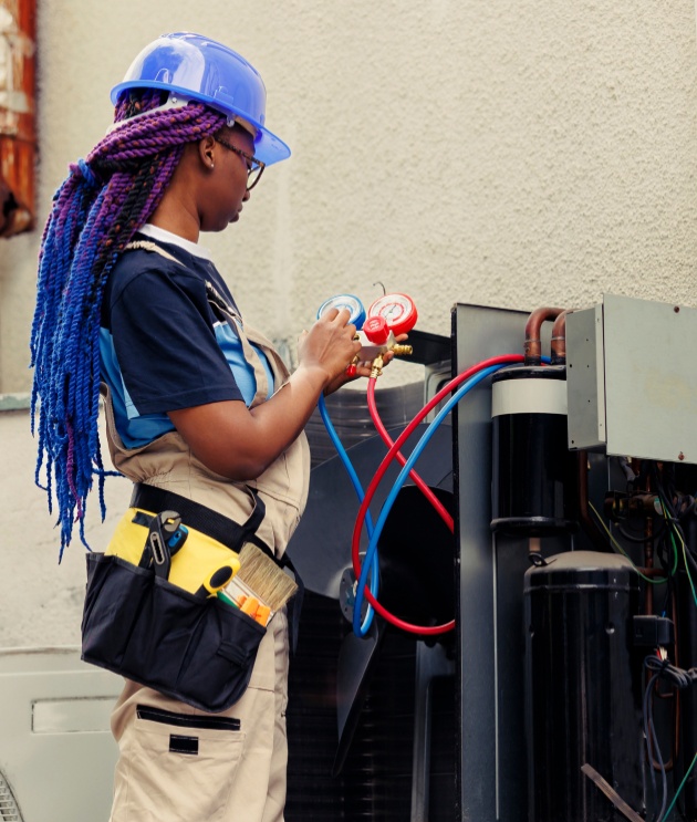http://AC%20Installation%20and%20Service%20Cold%20rooms%20Industrial%20and%20Commercial%20Cooling%20Systems%20Installation%20–%20Saudi%20Arabia.%20Thalj%20tech%20women%20repairing%20HAVC